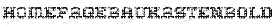 HomepagebaukastenBold-ZXvm字体转换