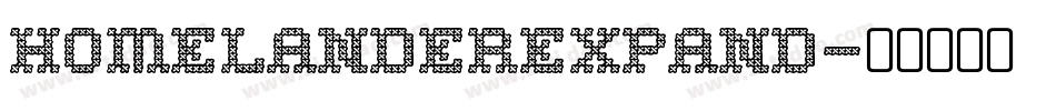 homelanderexpand字体转换