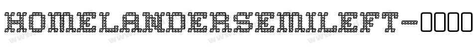 homelandersemileft字体转换