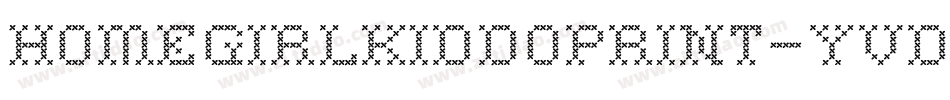 Homegirlkiddoprint-Yvdq字体转换