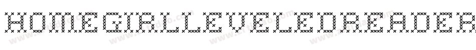 Homegirlleveledreader-2dRK字体转换
