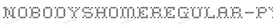 NobodysHomeRegular-pYwK字体转换