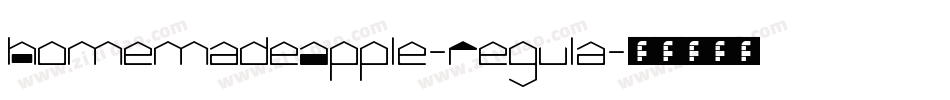HomemadeApple-Regula字体转换
