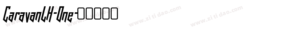 CaravanLH-One字体转换