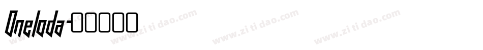 OneIoda字体转换