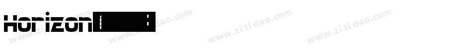 Horizon字体转换