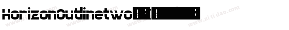 HorizonOutlinetwo-8K02字体转换