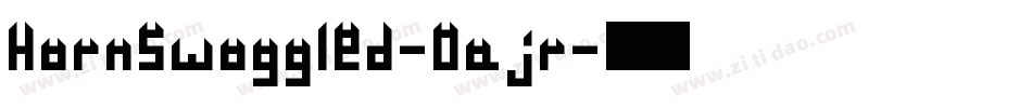 Hornswoggled-0ajr字体转换