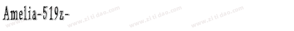Amelia-519z字体转换
