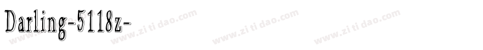 Darling-5118z字体转换