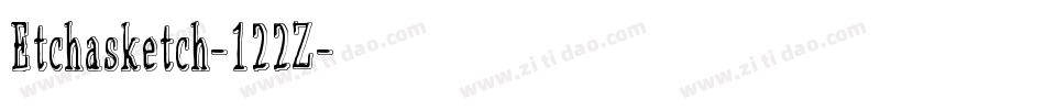 Etchasketch-122Z字体转换