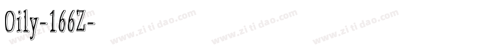 Oily-166Z字体转换