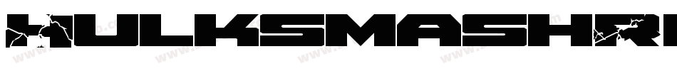 HulksmashRegular-5EPj字体转换