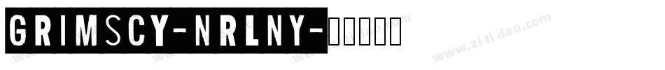 Grimscy-nRLnY字体转换