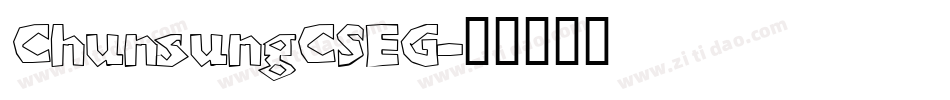 ChunsungCSEG字体转换