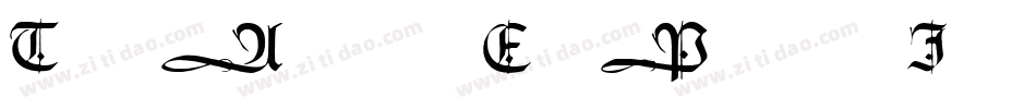 ToskanischeEgyptienneInitialen字体转换