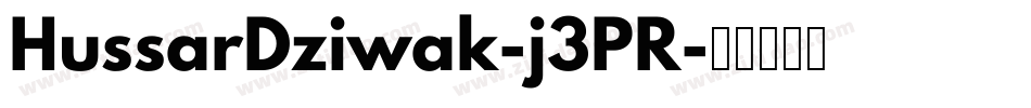 HussarDziwak-j3PR字体转换