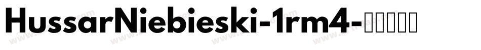 HussarNiebieski-1rm4字体转换