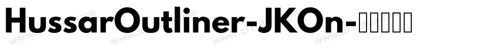 HussarOutliner-JKOn字体转换