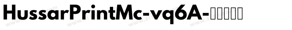 HussarPrintMc-vq6A字体转换