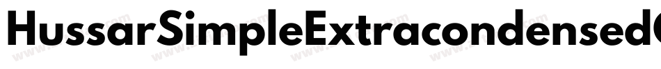 HussarSimpleExtracondensedGhost-rqVx字体转换