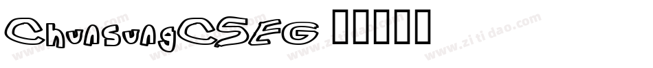 ChunsungCSEG字体转换