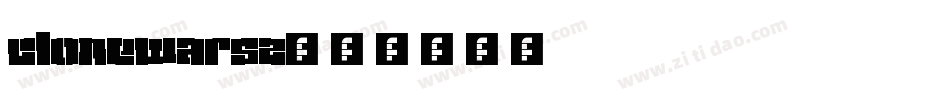 clonewars2字体转换