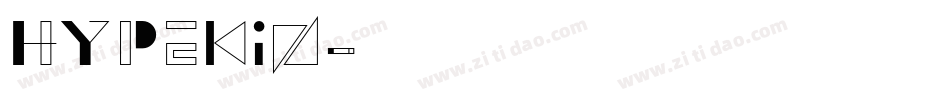 hypekin字体转换