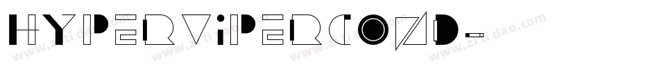 hypervipercond字体转换