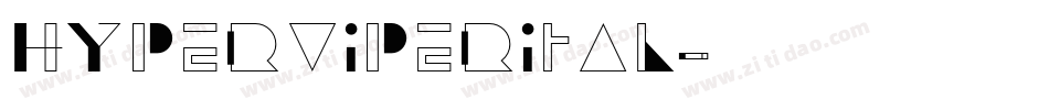 hyperviperital字体转换