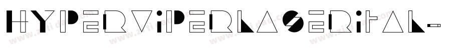 hyperviperlaserital字体转换