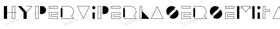 hyperviperlasersemital字体转换