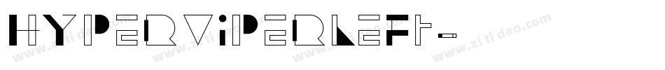 hyperviperleft字体转换