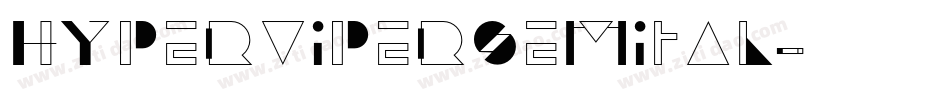 hypervipersemital字体转换