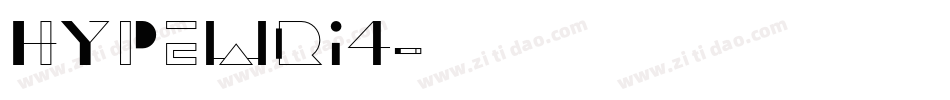hypewri4字体转换