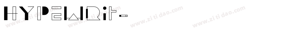hypewrit字体转换