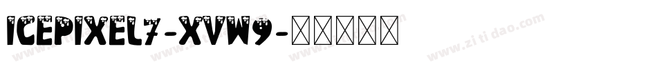IcePixel7-XVw9字体转换