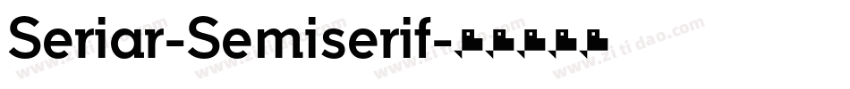 Seriar-Semiserif字体转换