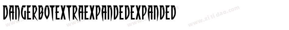 DangerbotExtraExpandedExpanded-Edr9字体转换