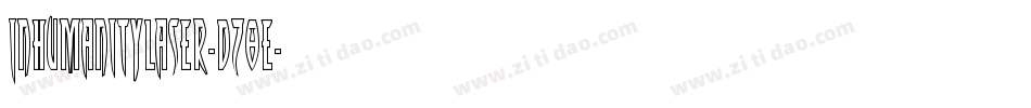 InhumanityLaser-dz8E字体转换
