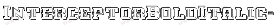 InterceptorBoldItalic-jKX0字体转换 InterceptorBoldItalic-jKX0字体转换