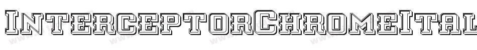 InterceptorChromeItalic-5qpV字体转换