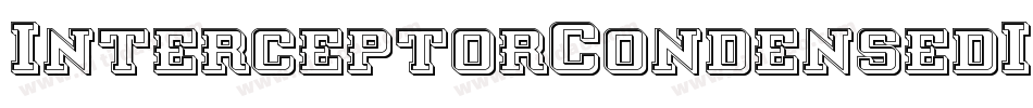 InterceptorCondensedItalic-yWle字体转换
