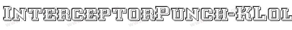 InterceptorPunch-KLol字体转换