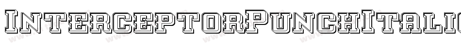 InterceptorPunchItalic-2pZe字体转换