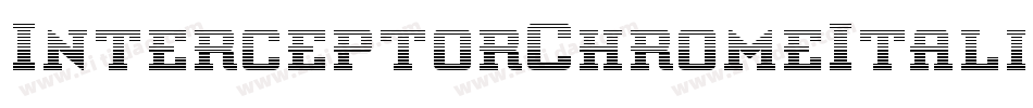 InterceptorChromeItalic-5qpV字体转换
