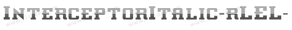 InterceptorItalic-rLEL字体转换