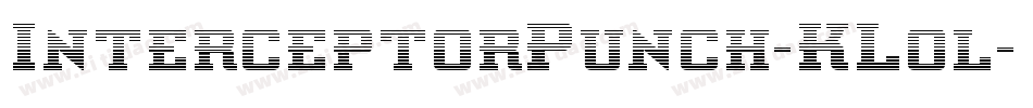 InterceptorPunch-KLol字体转换