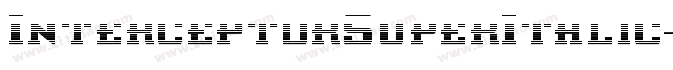 InterceptorSuperItalic-lv3Z字体转换