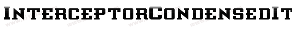 InterceptorCondensedItalic-yWle字体转换